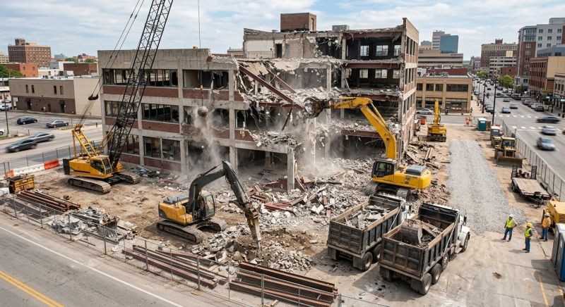 Commercial Building Demolition in Katy, TX