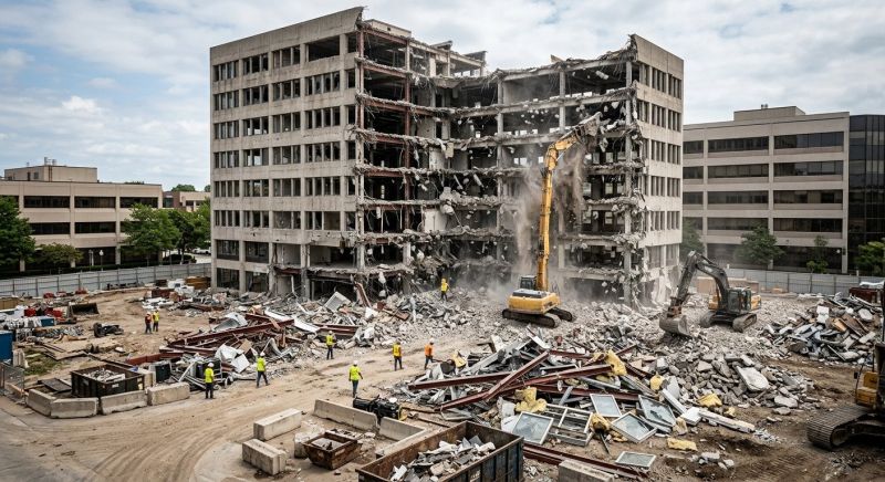 Factory Demolition in Katy, TX